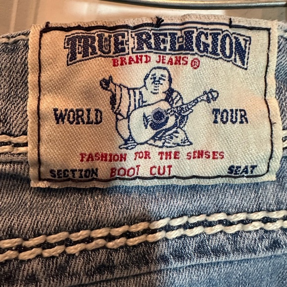 True Religion Julie Jeans Women’s Size 27 Bootcut Light Wash Y2K 90s - Picture 5 of 7